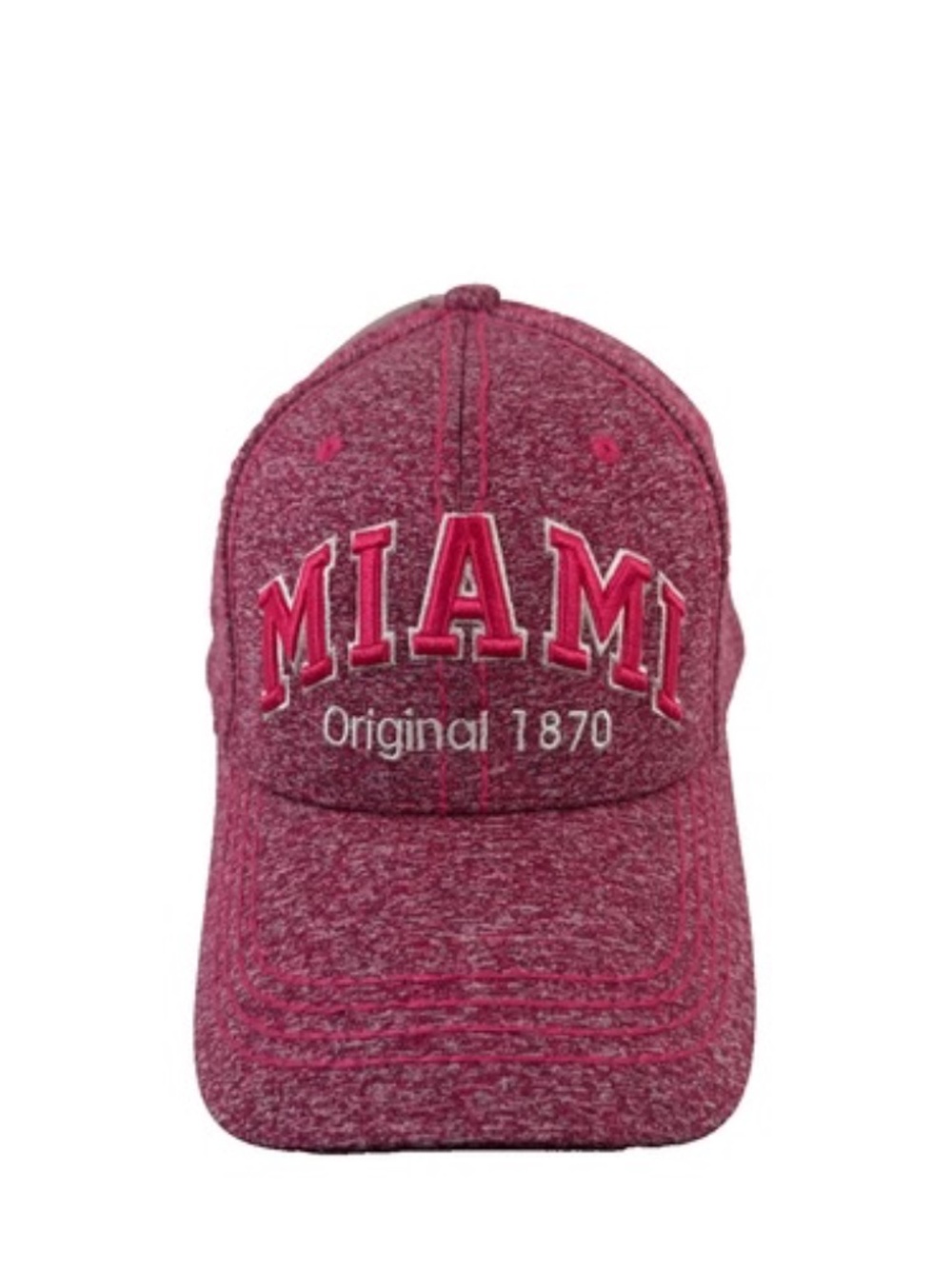 Robin Ruth Miami Baseball Cap, Adjustable OSFM, NWT - Heathered Pink